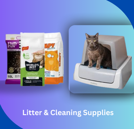 Cat Litter & Cleaning Supplies