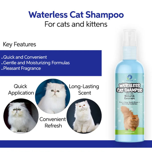 Fluff n Buff Waterless Shampoo For Cat & Kitten