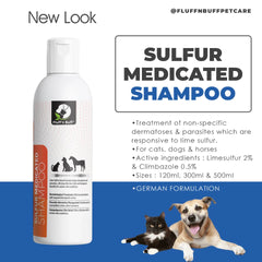 Fluff n Buff Sulfur Plus Medicated Shampoo 120 ML