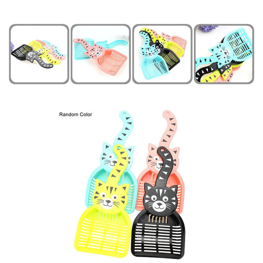 Pet Scoop Shovel Easy-cleaning Cartoon Design Pet Sand Scoop