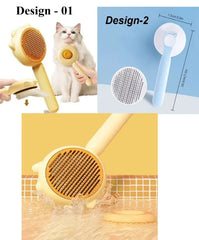 Cat Hair Portable Brush Self Cleaning Grooming Comb PS326 PS-GR