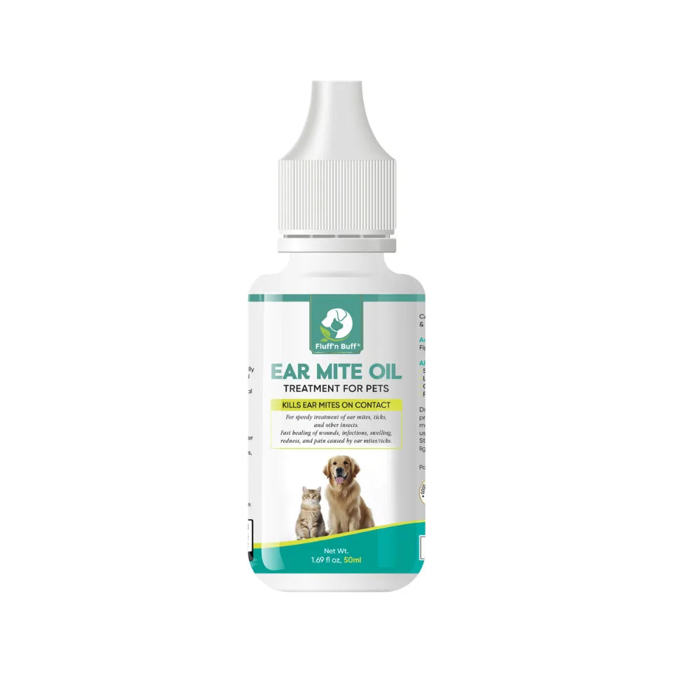 Fluff n Buff Ear Mite Oil