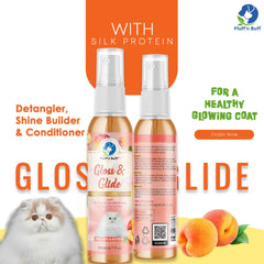 Fluff n Buff Gloss & Glide Spray Peach Scented