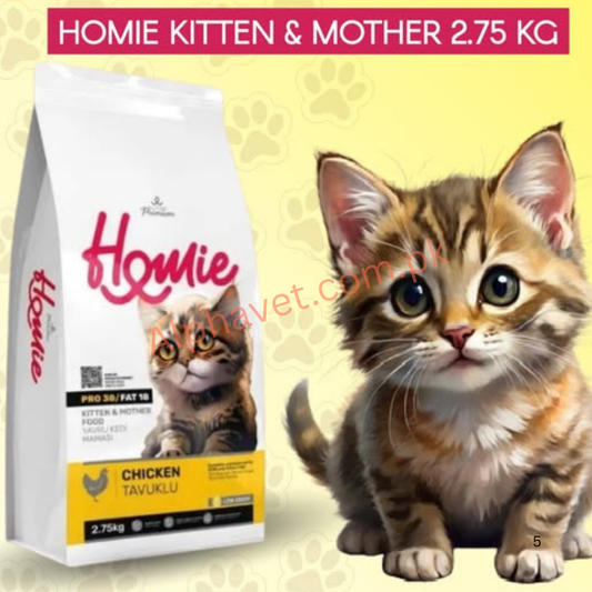 Homie Low Grain Chicken Kitten and Mother Cat Food