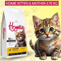 Homie Low Grain Chicken Kitten and Mother Cat Food