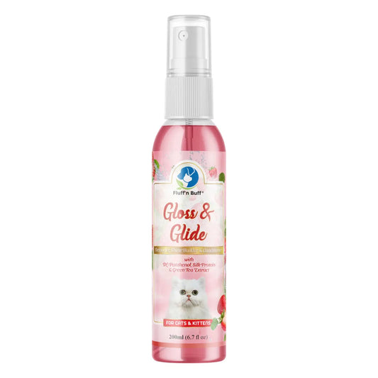 Fluff n Buff Gloss & Glide Spray Strawberry Scented
