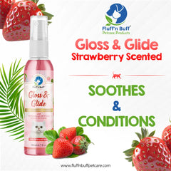 Fluff n Buff Gloss & Glide Spray Strawberry Scented