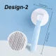 Cat Hair Portable Brush Self Cleaning Grooming Comb PS326 PS-GR