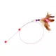 Cat Toy Funny Feather Bird With Bell Cat Stick Toy For Kitten Playing Teaser Wand Toy