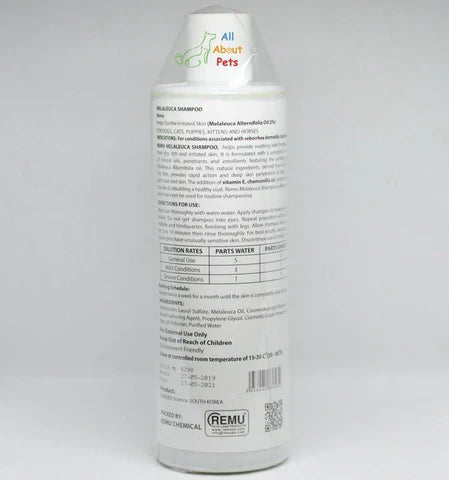 Remu Melaleuca (Tea Tree) Shampoo Dogs, Cats & Horse 120ML