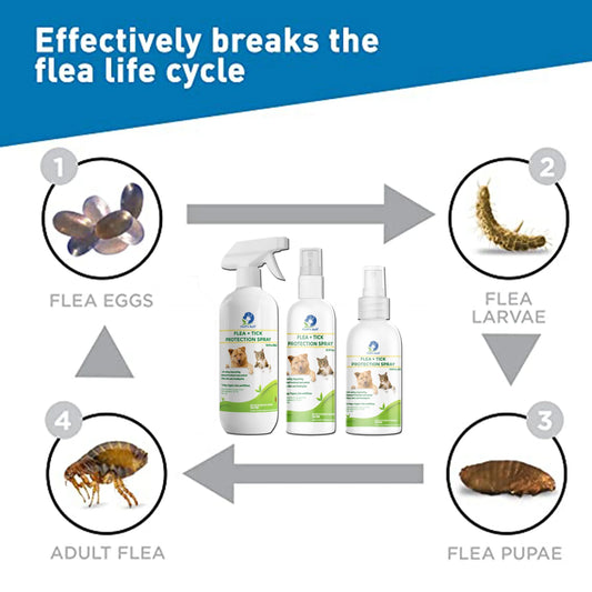 Fluff n Buff Flea+Tick Protection Spray