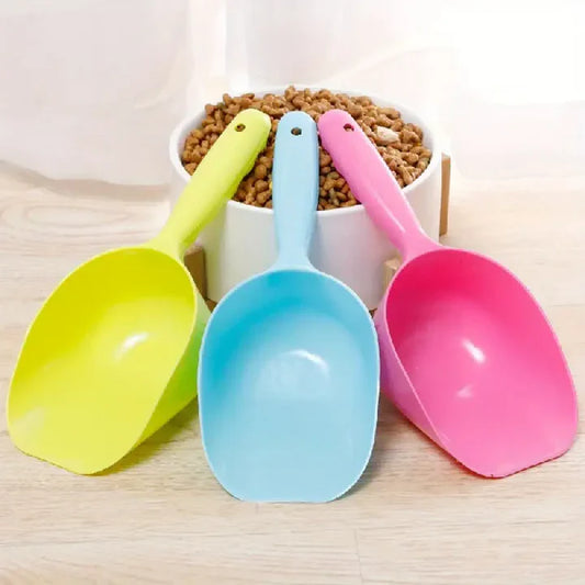 Pet Dog Cat Food Feeder Shovel Scoop Cat Litter Scoops