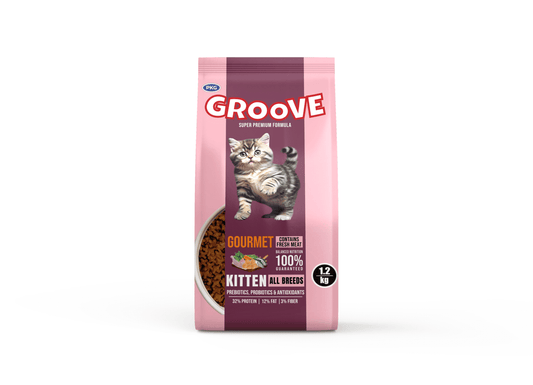 Groove Kitten Food – Gourmet Flavor 1.2 kg