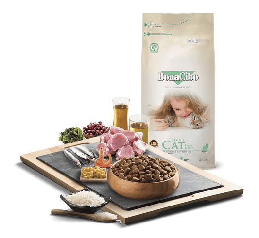 Bonacibo Adult Cat Lamb & Rice 2 Kg Bag