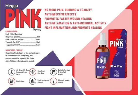Pink Spray | Anti Spectic & Wound Healer Spray 100ml