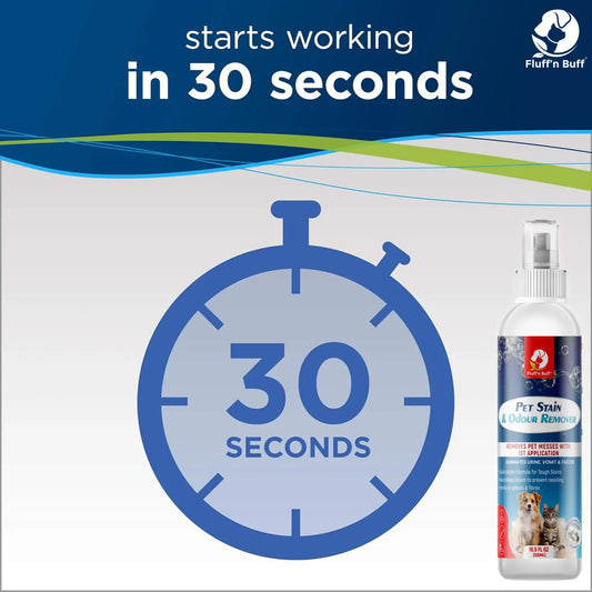 Fluff n Buff Pet Stain & Odour Remover 300 Ml