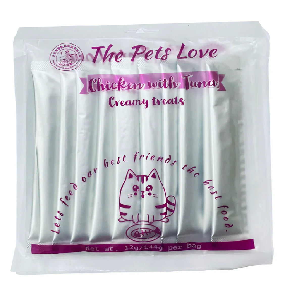 Pets Love Creamy Treats With Chicken & Tuna