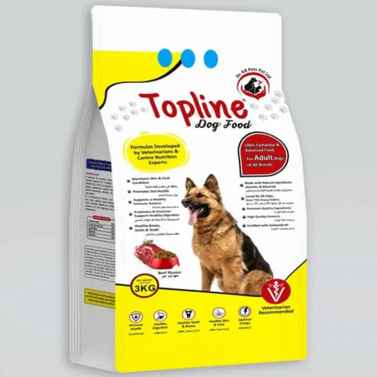 Topline Dog Food 3KG - Grain Free - With USA imported Formulation