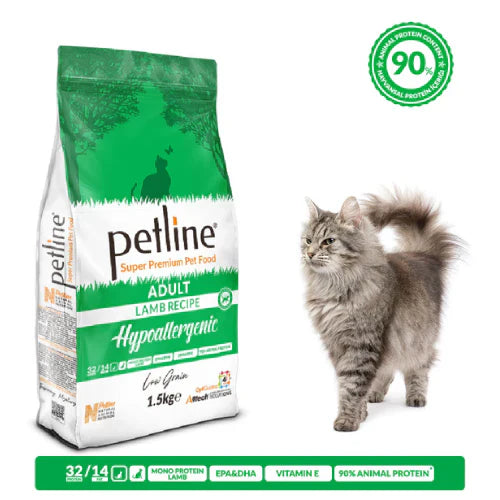 PETLINE SUPER PREMIUM CAT FOOD ADULT