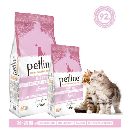 PETLINE SUPER PREMIUM KITTEN FOOD