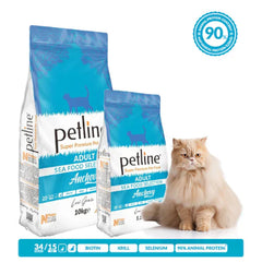 PETLINE SUPER PREMIUM CAT FOOD ADULT