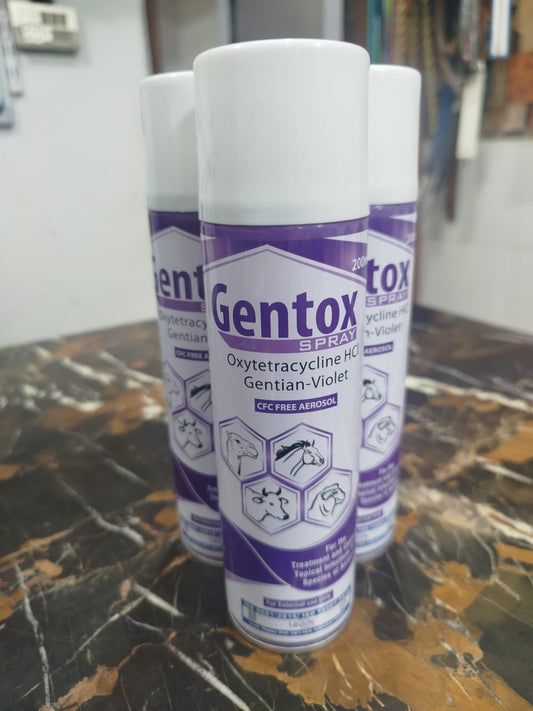 Gentox Spray – Powerful Wound Care for Pets & Birds (200ml)