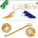 Pet Dental Set Toothbrush Toothpaste Set Dog Cat Oral Care Set Finger Toothbrush for Puppy Kitten Beef Vanilla Flavor Toothpaste Pet Supplies