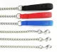 Metal Dog Leash, Chew Proof Dog Chain Leash Heavy Duty Sturdy Pet Dog Leash with Padded nylon