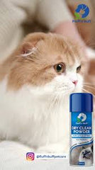 FLUFF N BUFF DRY CLEAN POWDER FOR CAT AND KITTEN – 225G