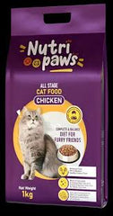 Nutripaws All Life Stage Cat Food Chicken 1 - KG