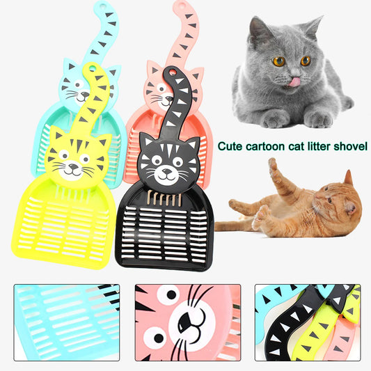 Pet Scoop Shovel Easy-cleaning Cartoon Design Pet Sand Scoop