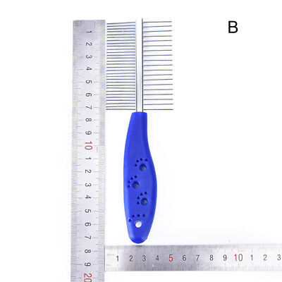 Pet Grooming Comb Stainless Steel Pet Comb Grooming Comb Double Sided Pet Comb Random Color