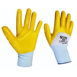HANDLING GLOVES WHITE YELO